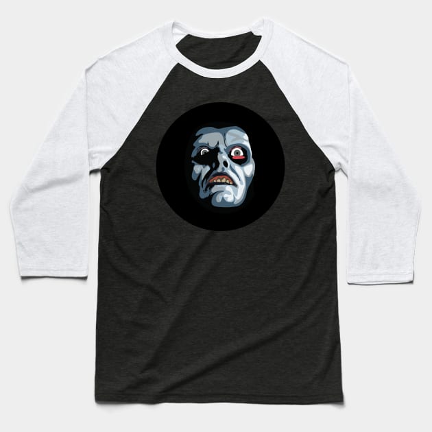 Pazuzu Baseball T-Shirt by FutureSpaceDesigns